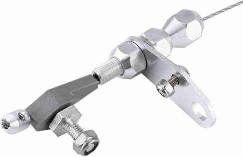 TH350 Kickdown Cable, Silver Stainless Steel Braided Cable TH350 Rebuild Kit, Transmission Shift Cable Compatible with Automotive 350 TH350 Transmission in Saudi Arabia