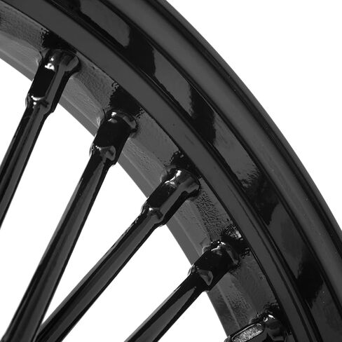 TOFR 19x2.5 Cast Fat Spoke Front Wheel Rim Gloss Black For Harley 2000-2007 Sportster XL 883 1200 XL883 Hugger XLH883 XL883C XL1200C XL883R XL1200R Roadster XL1200S 2001 2002 2003 2004 2005 2006 in Saudi Arabia