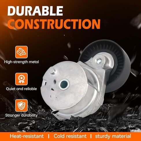 GAHA 39298 Belt Tensioner Pulley Assembly, Compatible for Ford 2011-2022 F-150/2011-2012&2015-2017 Mustang V8 5.0L, Replace# BR3E6B209HC, BR3Z6B209H in Kuwait