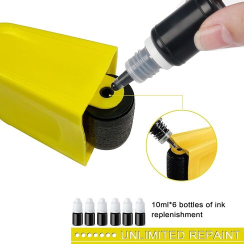 Fuck Off Letters - مجموعة طوابع دوارة لحماية سرقة الهوية، بما في ذلك 6 عبوات عبوات - ختم دوار سري، مضاد للسرقة، ختم الخصوصية والأمان، مصمم لتأمين تعتيم الهوية in Kuwait