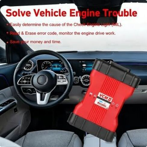 ماسح ضوئي تشخيصي للسيارات VCM2، أداة تشخيص احترافية للمركبات مع برمجة، برامج مثبتة مسبقًا لموديلات FordMazda، IDS V130/V128، 1996-2019 in Kuwait