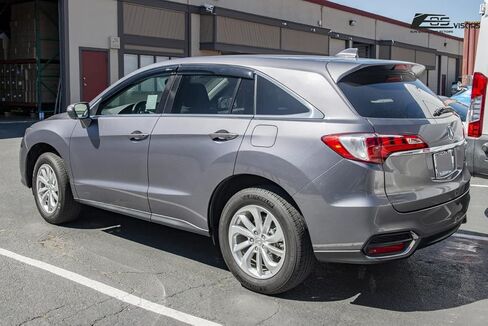 Extreme Online Store Replacement for 2013-2018 Acura RDX Models | EOS Visors JDM Mugen Tape-On Style Smoke Tinted Side Vents Rain Guard Window Deflectors DWV-V125 in Saudi Arabia
