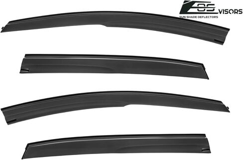Extreme Online Store Replacement for 2013-2018 Acura RDX Models | EOS Visors JDM Mugen Tape-On Style Smoke Tinted Side Vents Rain Guard Window Deflectors DWV-V125 in Saudi Arabia