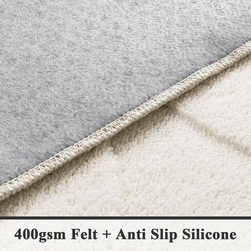SHACOS 5'x7' Soft Cozy Geometric Abstract Modern High Low Pile Area Rugs Non Slip Washable Scandinavian Minimalist Rug Carpet for Living Room Bedroom Dining Room, Cream in Saudi Arabia