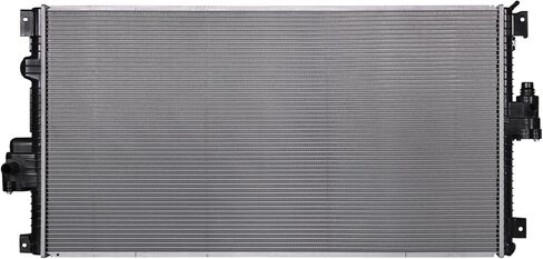 Lynol Cooling System Complete Aluminum Auxiliary Radiator Compatible With 2011-2016 Ford F250 F350 F450 F550 Super Duty Auxiliary V8 6.7L Crossflow Direct Replacement in Kuwait