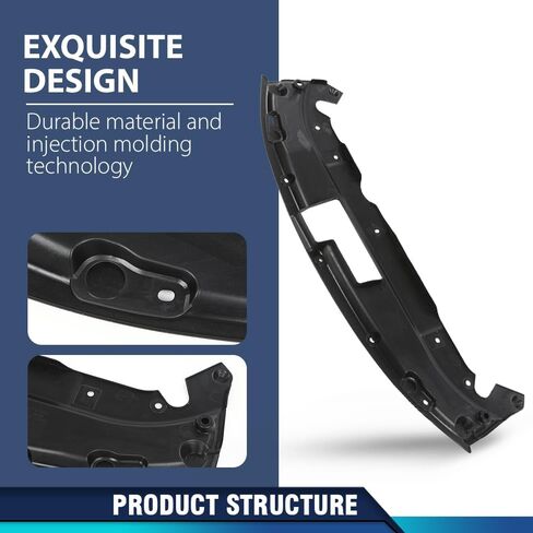 PIT66 Front Upper Radiator Support Cover Shield Compatible with Nissan Sentra 2016-2019 NI1224106, 623223YU0A in Saudi Arabia