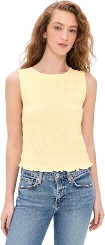 Madewell Women's Smocked Boat Neck Tank in Saudi Arabia