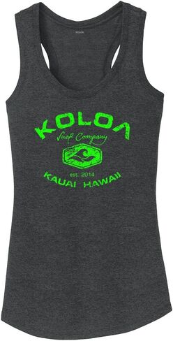 قمصان Koloa Surf للسيدات بتصميم عتيق على شكل قوس Racerback بمقاسات XS-4XL in Saudi Arabia