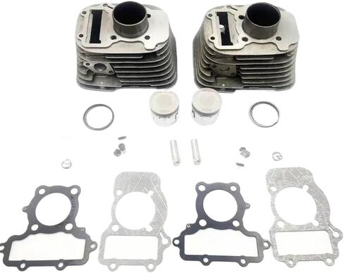 49 مللي متر مجموعة اسطوانات الدراجة النارية متوافقة مع Virago XV250 V 250 QJ250-H QJ250-L QJ250-J 250 in Saudi Arabia
