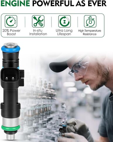 SZKAIDAG 6PCS Automotive 0280158020 Fuel Injector for:-Dodge Dakota, Durango, Nitro; for:-Jeep Commander, Grand Cherokee, Liberty; for:-Mitsubishi Raider; for:-Ram Dakota in Kuwait