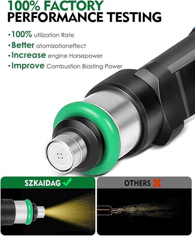 SZKAIDAG 6PCS Automotive 0280158020 Fuel Injector for:-Dodge Dakota, Durango, Nitro; for:-Jeep Commander, Grand Cherokee, Liberty; for:-Mitsubishi Raider; for:-Ram Dakota in Kuwait