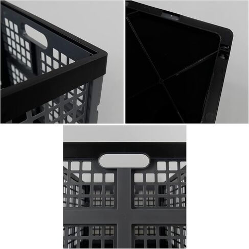 صندوق تخزين بلاستيكي قابل للطي سعة 42 لتر، صندوق تخزين قابل للطي، 4 عبوات in Kuwait