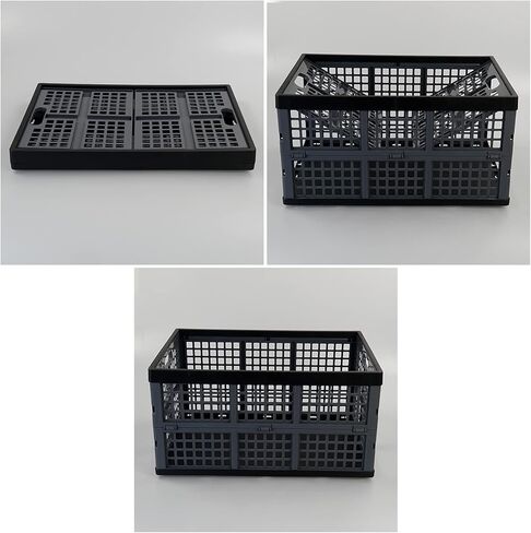 صندوق تخزين بلاستيكي قابل للطي سعة 42 لتر، صندوق تخزين قابل للطي، 4 عبوات in Kuwait