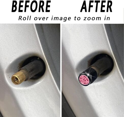 4 Pcs Tire Valve Stem Caps Cover, Metal Air Valve Cap, Aluminum Car Wheel Stem Caps, Universal Stem Covers for Cars, Trucks, Bikes, Motorcycles, Corrosion Resistant (Cherry Bow) in Saudi Arabia