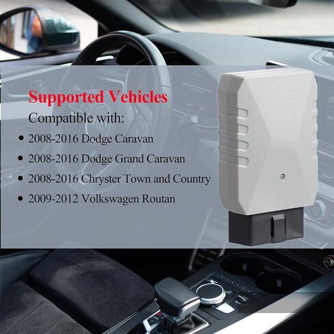 طقم استبدال مفتاح Fob عن بعد متوافق مع Chrysler Town and Country Dodge Grand Caravan 2008-2016، Volkswagen Routan 2009-2012 معرف FCC للدخول بدون مفتاح: M3N5WY783X IYZ-C01C، 433MHZ 7BTN in Kuwait