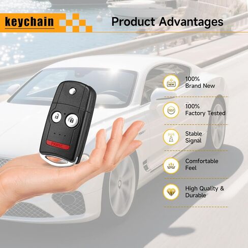 استبدال مفتاح Fob يناسب Acura MDX RDX 2007-2013 القرب السيارة الذكية دخول بدون مفتاح التحكم عن بعد 313.8Mhz N5F0602A1A 35111-STX-325 in Kuwait