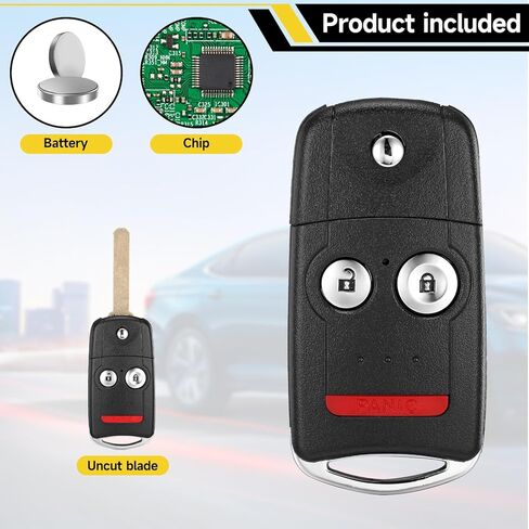 استبدال مفتاح Fob يناسب Acura MDX RDX 2007-2013 القرب السيارة الذكية دخول بدون مفتاح التحكم عن بعد 313.8Mhz N5F0602A1A 35111-STX-325 in Kuwait