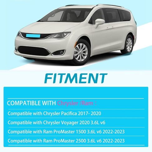 56029733AB 220A Alternator Compatible with Chrysler Pacifica 2017 2018 2019 2020, Voyager 2020,Ram ProMaster 1500 2022-2023, ProMaster 2500 2022-2023, ProMaster 3500 22-23,3.6L,12V in Kuwait