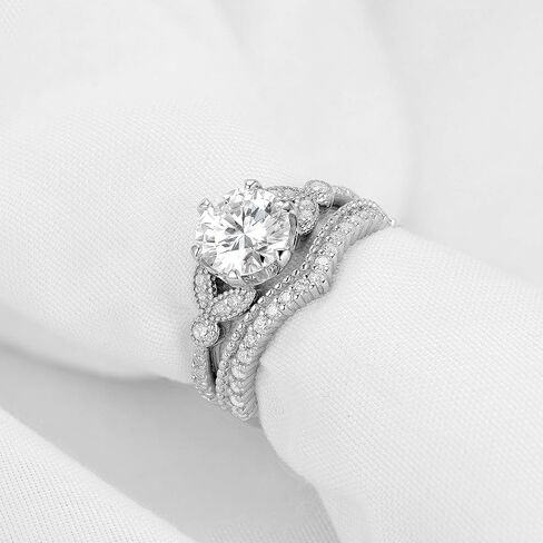 DovEggs Moissanite Wedding Band for Women, Half Eternity Band 1.3mm FGH Color Heart Arrows Cut Created Moissanite Engagement Ring Wedding Rings 14k Gold QUALITY Sterling Silver in Saudi Arabia