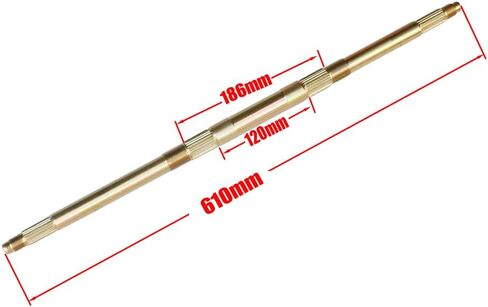 610mm Rear Axle Compatible with 49cc 50cc 110cc 125cc Electric Kids Go Kart ATV Quad Bike Scooter Parts in Kuwait