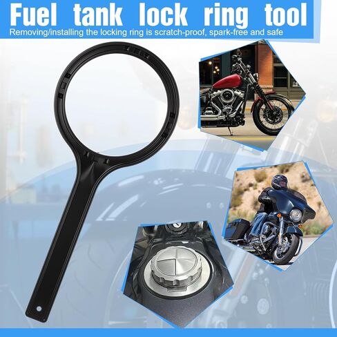 Fuel Pump Gas Tank Retainer Lock Ring Wrench Removal Tool Compatible with Fl Series Motorcycles Touring Street Glide Road Glide 2008 and Later, Replaces Compatible with Hd-48646 in Kuwait