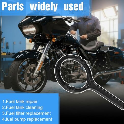 Fuel Pump Gas Tank Retainer Lock Ring Wrench Removal Tool Compatible with Fl Series Motorcycles Touring Street Glide Road Glide 2008 and Later, Replaces Compatible with Hd-48646 in Kuwait