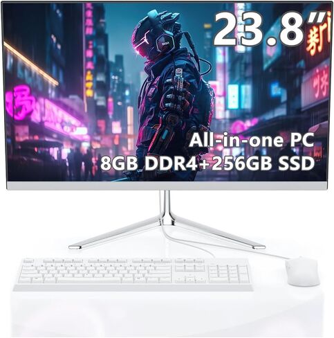 كمبيوتر مكتبي الكل في واحد، أجهزة كمبيوتر الكل في واحد، ذاكرة الوصول العشوائي 16 جيجابايت، 512 جيجابايت SSD، أجهزة كمبيوتر 23.8 بوصة، سيليرون N5095 الكل في واحد، 2.9 جيجا هرتز، كمبيوتر الكل في واحد مع واي فاي ثنائي النطاق وبلوتوث، لوحة مفاتيح وماوس in Kuwait