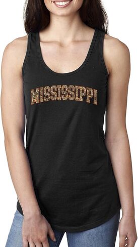 States Camo Collection Pop Culture Ladies Racerback Tank Top in Saudi Arabia