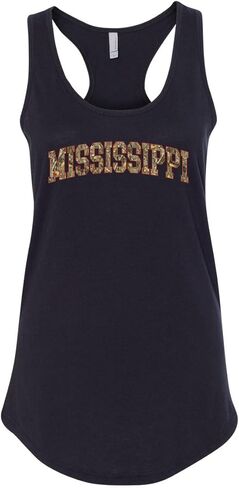 States Camo Collection Pop Culture Ladies Racerback Tank Top in Saudi Arabia