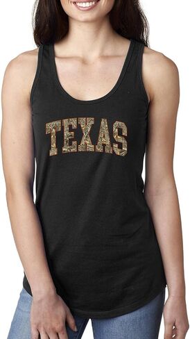 States Camo Collection Pop Culture Ladies Racerback Tank Top in Saudi Arabia