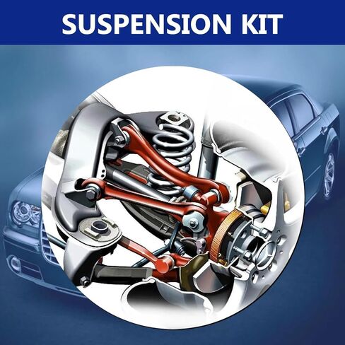 8pcs Suspension Kit Rear Lower Upper Forward Rearward Control Arm Compatible With 2005-2016 Chrysler 300, 2006-2016 Dodge Charger, 2008-2015 Dodge Challenger,2005-2008 Dodge Magnum in Saudi Arabia