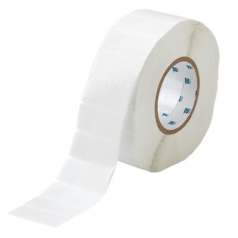Brady THT-64-427-3 1" Width x 2.25" Height, B-427 Self-Laminating Vinyl, Matte Finish White/Translucent Thermal Transfer Printable Label (3000 per Roll) in Saudi Arabia