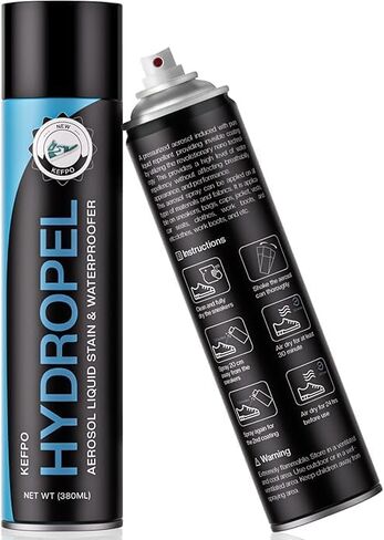 رذاذ مقاوم للماء للأحذية من الجلد السويدي: حماية طاردة للماء لأحذية وأحذية جلد الغنم نوبوك للارتداء اليومي في المطر والثلج in Kuwait