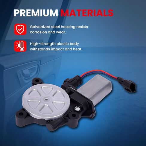 MOCA Front Left or Rear Right Window Motor w/ 2-Blade Compatible with 13-14 for Hyundai Elantra L4 1.8L, 2014 for Hyundai Elantra L4 2.0L, 13-15 for Sonata L4 2.4 in Saudi Arabia
