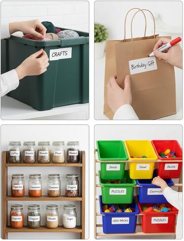 300 Printable Labels – 2.45" x 0.95" 10 Sheets, A4 Size 8.27" x 11.69" | Laser & Inkjet Compatible Label Paper for Jars, Shipping, Packaging, Mailing, Address & Organization in Saudi Arabia