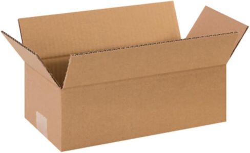 تأمين الختم 12x6x4 "التعبئة من الورق المقوى المموج الشحن البريدية صناديق كرتون متحركة - 25 حزمة in Kuwait