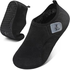 L-RUN أحذية مائية للنساء والرجال البالغين سريعة الجفاف ومضادة للانزلاق جوارب مائية شبكية للسباحة على الشاطئ وركوب الأمواج والتجديف واليوجا والخارج in Kuwait