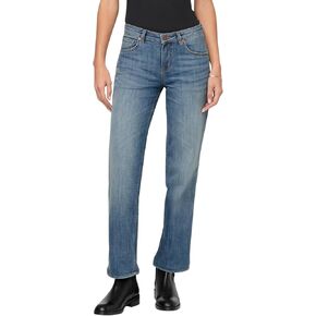 بنطال جينز DU/ER DUER النسائي ذو الأداء المستقيم متوسط ​​الارتفاع in Kuwait