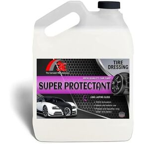 Tire Dressing, High Gloss Professional Tire Shine, Half Gallon, Long Lasting Wet Look, Non-Sling Formula (16 FL OZ) in Kuwait