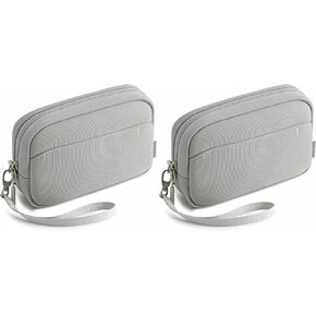 Inateck Electronics Organizer Travel Case, Water-resistant Cable Organizer Pouch, Portable Tech Pouch, Multi-purpose Accessories Carry Case for Cord, Charger, Cables, Phone, USB Drive, Black in Kuwait