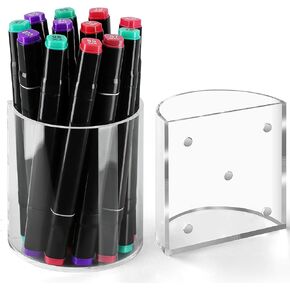 حامل أقلام مغناطيسي، حامل أقلام مغناطيسي للمسح الجاف، حامل أقلام أكريليك للثلاجة، المكتب، الفصل الدراسي، كوب القلم الرصاص، علبة القلم، منظمة الفصل الدراسي in Kuwait