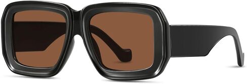 YDAOWKN Vintage Oversized Sunglasses for Women Men Retro Square Luxury Big Large Sun Glasses UV400 in Saudi Arabia