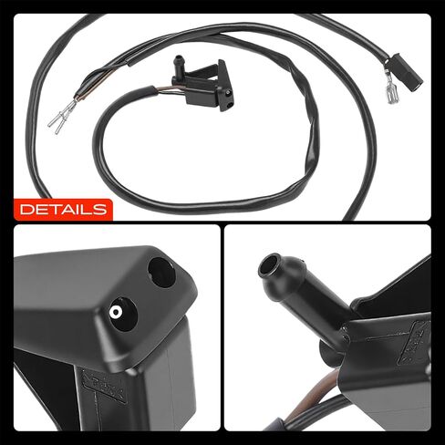A-Premium Front Left Windshield Washer Nozzle Compatible with Mercedes-Benz W202 Series C220 1994-1996, C280 1994-2000, C230 1997-2000, C43 AMG 1998-2000, C36 AMG 1995-1997 in Saudi Arabia
