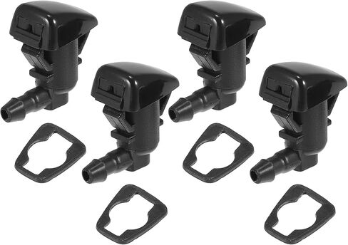 X AUTOHAUX 4pcs BC3Z-17603-A Windshield Washer Sprayer Nozzle Single Hole for Ford F250 F350 F450 F550 Super Duty 2011-2016 in Saudi Arabia