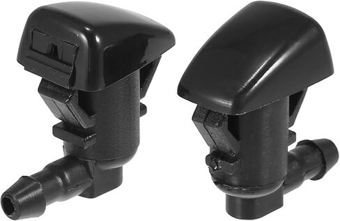 X AUTOHAUX 4pcs BC3Z-17603-A Windshield Washer Sprayer Nozzle Single Hole for Ford F250 F350 F450 F550 Super Duty 2011-2016 in Saudi Arabia