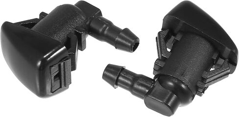 X AUTOHAUX 4pcs BC3Z-17603-A Windshield Washer Sprayer Nozzle Single Hole for Ford F250 F350 F450 F550 Super Duty 2011-2016 in Saudi Arabia