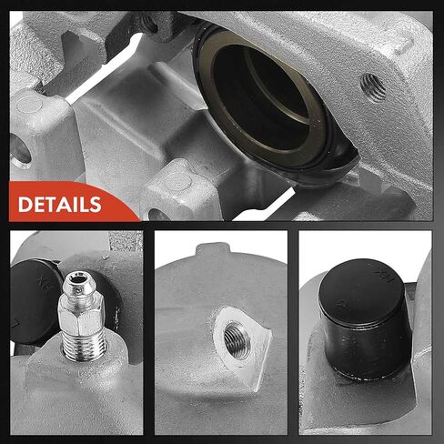 A-Premium Disc Brake Caliper Assembly with Bracket Compatible with BMW E46 Series 325i/325xi 2006, E90 Series 328i/328xi 2007 - Front Right Passenger, Replace# 34116769092 in Saudi Arabia
