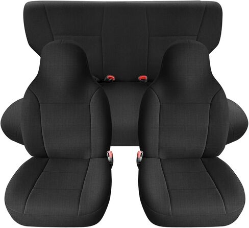 Front Seat Cover Compatible with 1984-2001 Jeep Cherokee XJ SE, Sport, Classic, Limited, Neoprene Seat Cover, Durable Seat Protection with Rain Defender in Kuwait