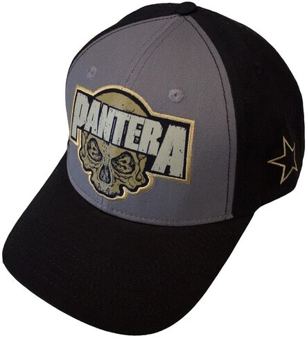 Rock Off officially licensed products Pantera Skull Band Logo Trucker Baseball Cap Size One Size Charcoal in Saudi Arabia