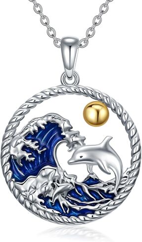 Midari Highland Cow/Fox/Elephants/Dinosaur/Cardinal/Black Cat/Lion Necklace for Women 925 Sterling Silver Animal Heart Jewelry for Women Mom Friends in Saudi Arabia